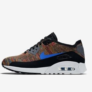 Nike Air Max 90 Ultra Flyknit 2.0 Multi-Color Shoe Women’s Size 6